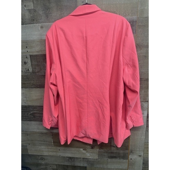 Studio By Torrid Sport Blazer Womens Size 4 Or 4x Hot Pink Crepe Stretch New - Picture 4 of 6